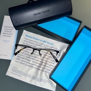 Warby Parker Wallis - Carbon - Medium - 51-20-145 New!